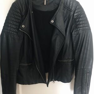 Free People Leather Jacket